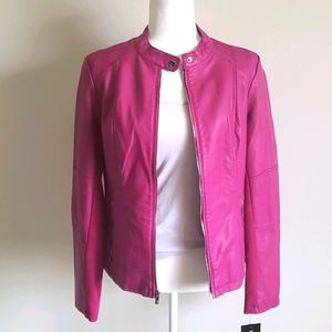 NWT Black Rivet Leather Jacket